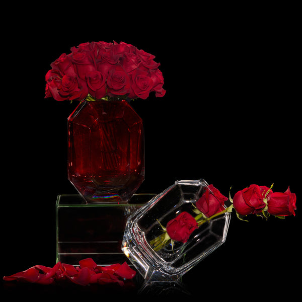 Baccarat Crystal Octogone Vase